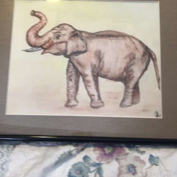 🌸NEW🌸 Elephant Framed Artwork - Picture 15 of 15